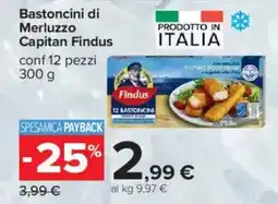 Carrefour Bastoncini di Merluzzo Capitan Findus offerta