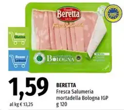 Famila Market BERETTA Fresca Salumeria mortadella Bologna IGP offerta