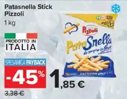 Carrefour Patasnella Stick Pizzoli offerta