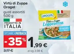 Carrefour Virtù di Zuppa Orogel offerta