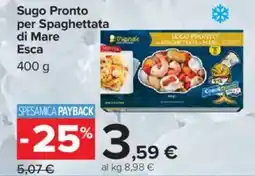 Carrefour Sugo Pronto per Spaghettata di Mare Esca offerta