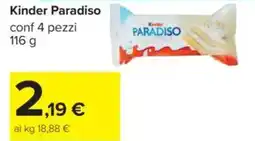 Carrefour Kinder Paradiso offerta