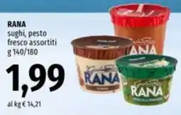 Famila Market RANA sughi, pesto fresco offerta