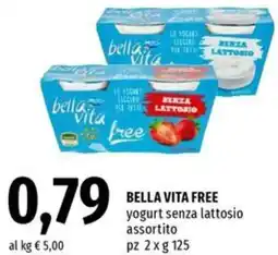 Famila Market BELLA VITA FREE yogurt senza lattosio offerta