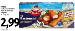 Famila Market FINDUS bastoncini con 100% filetti di merluzzo surgelato offerta