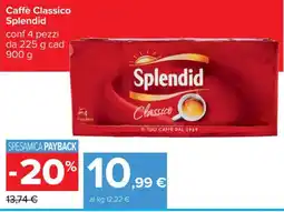 Carrefour Caffè Classico Splendid offerta