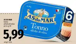 Famila Market AS do MAR tonno all'olio di oliva offerta