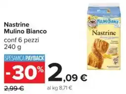 Carrefour Nastrine Mulino Bianco offerta