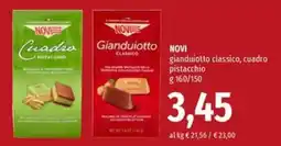 Famila Market NOVI gianduiotto classico, cuadro pistacchio offerta