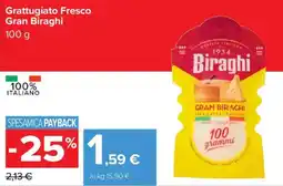 Carrefour Grattugiato Fresco Gran Biraghi offerta