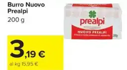 Carrefour Burro Nuovo Prealpi offerta