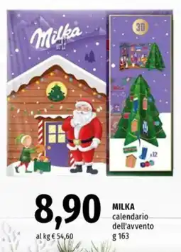 Famila Market MILKA calendario dell'avvento offerta