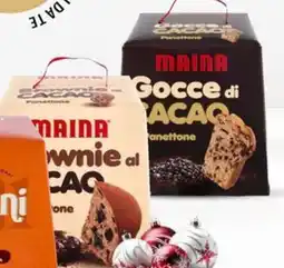 Famila Market MAINA Panettone gocce di cacao, brownie al cacao offerta