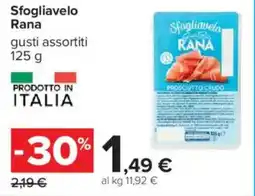 Carrefour Sfogliavelo Rana offerta