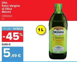 Carrefour Olio Extra Vergine di Oliva Monini offerta