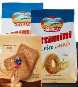 Famila Market DIVELLA biscotti Ottimini, classici, riso/mais offerta