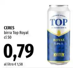 Famila Market CERES birra Top Royal offerta