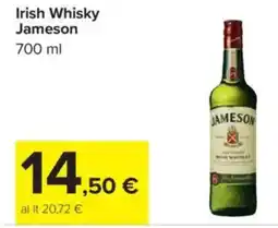 Carrefour Irish Whisky Jameson offerta