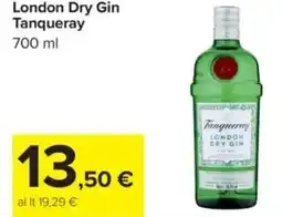 Carrefour London Dry Gin Tanqueray offerta
