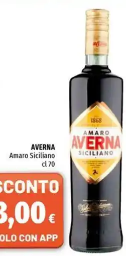 Famila Market AVERNA Amaro Siciliano offerta