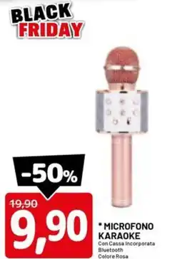 DPiù Microfono karaoke offerta