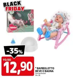 DPiù Bambolotto beve e bagna offerta