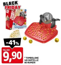 DPiù Tombolone 48 cartelle 90 numeri offerta