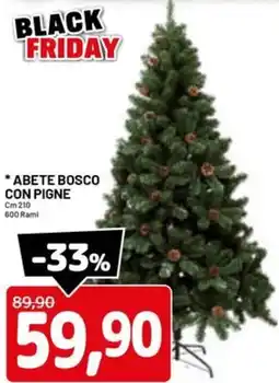 DPiù Abete bosco con pigne offerta