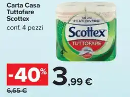 Carrefour Carta Casa Tuttofare Scottex offerta