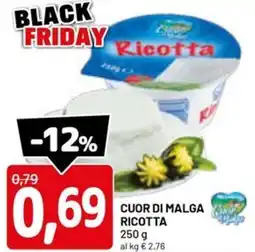 DPiù Cuor di malga ricotta offerta