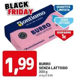 DPiù Burro senza lattosio offerta