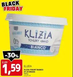 DPiù Klizia yogurt bianco 0% di grassi offerta