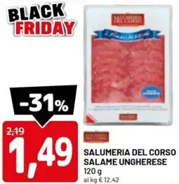DPiù Salumeria del corso salame ungherese offerta