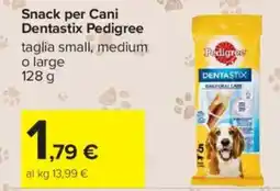 Carrefour Snack per Cani Dentastix Pedigree offerta