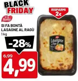 DPiù Si fa bontà lasagne al ragù offerta