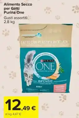 Carrefour Alimento Secco per Gatti Purina One offerta