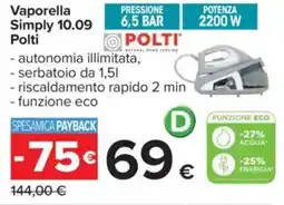 Carrefour Vaporella Simply 10.09 Polti offerta