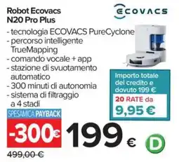 Carrefour Robot Ecovacs N20 Pro Plus offerta