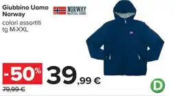 Carrefour Giubbino Uomo Norway offerta