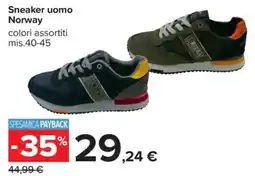 Carrefour Sneaker uomo Norway offerta