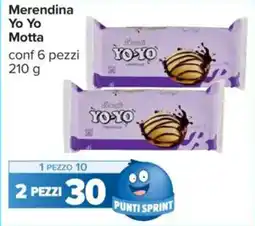 Carrefour Merendina Yo Yo Motta offerta