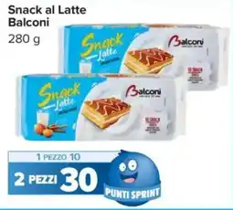 Carrefour Snack al Latte Balconi offerta