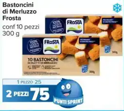 Carrefour Bastoncini di Merluzzo Frosta offerta
