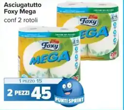 Carrefour Asciugatutto Foxy Mega offerta