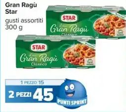 Carrefour Gran Ragù Star offerta
