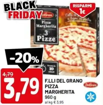 F.lli del grano pizza margherita