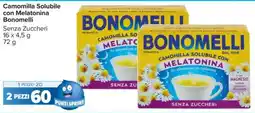 Carrefour Camomilla Solubile con Melatonina Bonomelli offerta