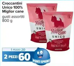 Carrefour Croccantini Unico 100% Miglior cane offerta