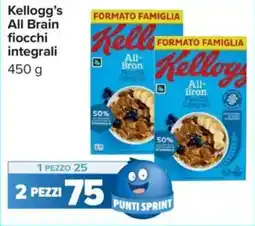 Carrefour Kellogg's All Brain fiocchi integrali offerta