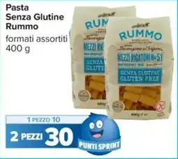 Carrefour Pasta Senza Glutine Rummo offerta